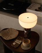 Lúna Maroon portable lamp